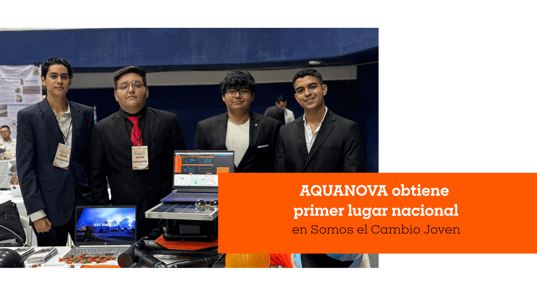 AQUANOVA obtiene primer lugar nacional en Somos el Cambio Joven