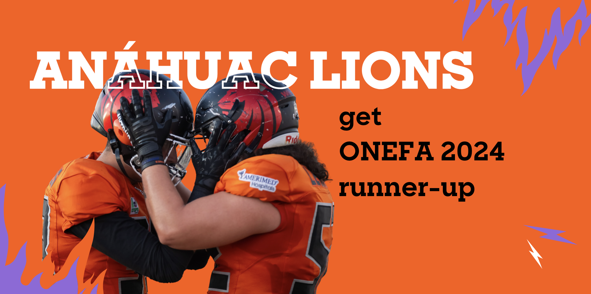 Anáhuac University Cancún Lions obtain the ONEFA 2024 National Conference Runner-up