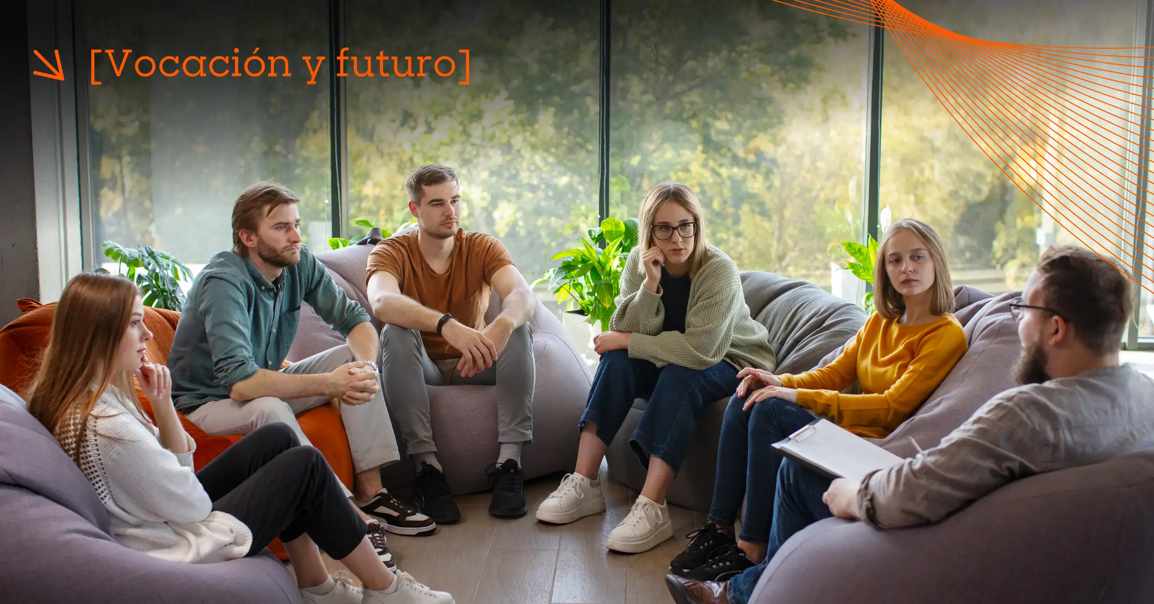 grupo de alumnos en practica de psicologia social 