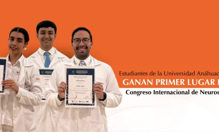 Estudiantes de la Universidad Anáhuac Puebla ganan primer lugar en el Congreso Internacional de Neurociencias 