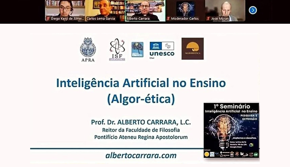 El Dr. Alberto Carrara, L.C. participó en el 1º Seminario sobre Inteligencia Artificial