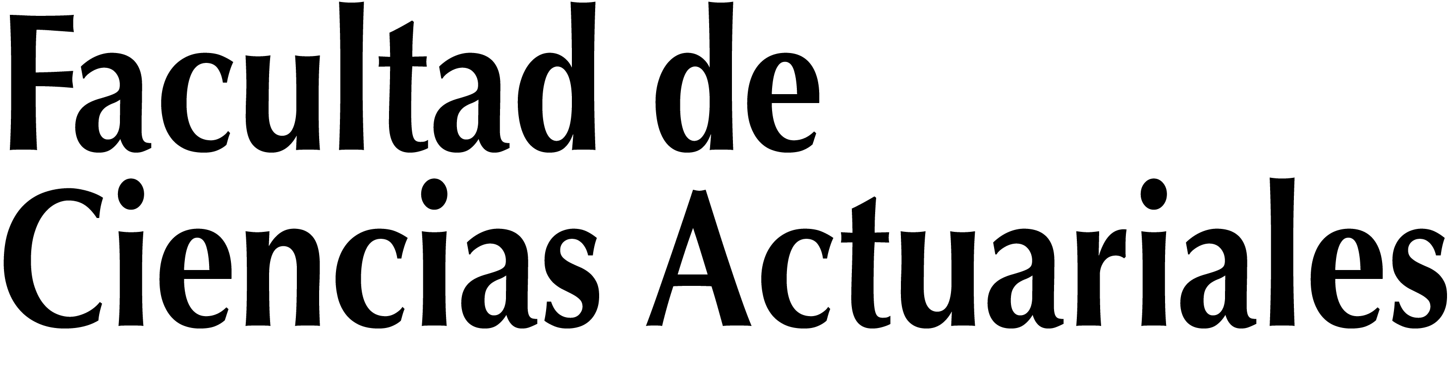 Facultad de Ciencias Actuariales 