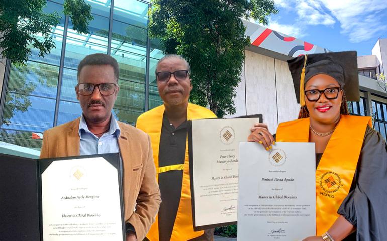 Graduates of the Master in Global Bioethics Online