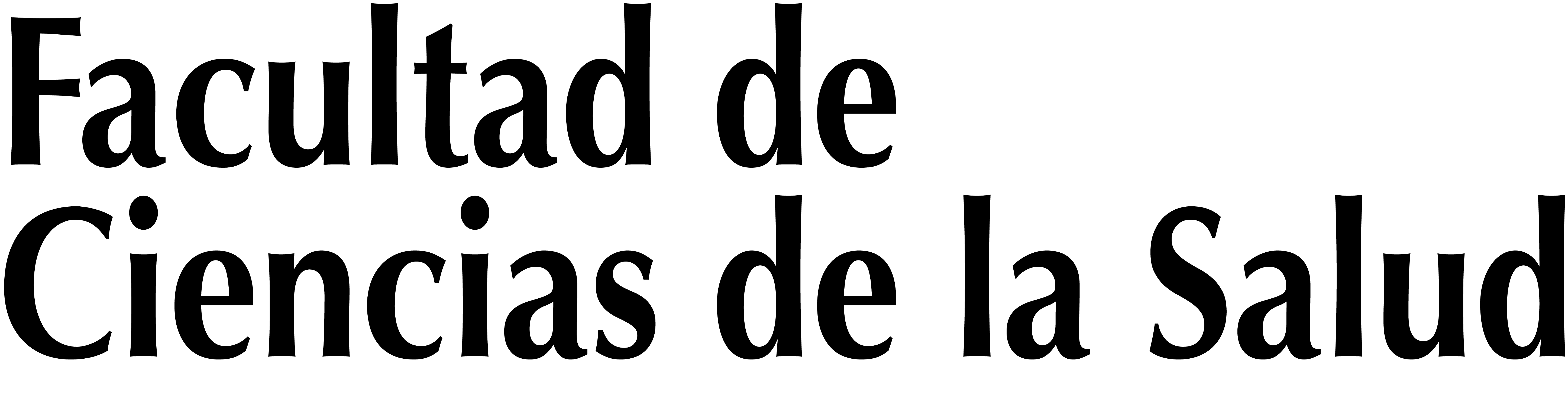 Facultad de Ciencias de la Salud 