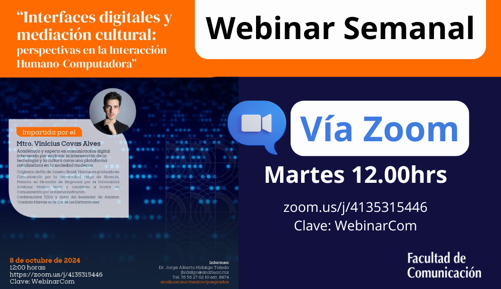 Te invitamos al  nuestro webinar semanal