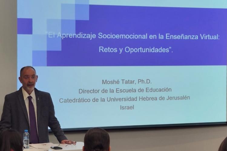El doctor Moshé Tatar analiza el aprendizaje socioemocional en la enseñanza virtual