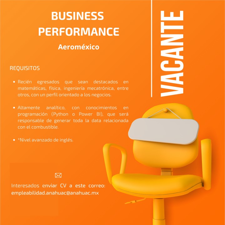 VACANTE - Business Performance | Aeroméxico