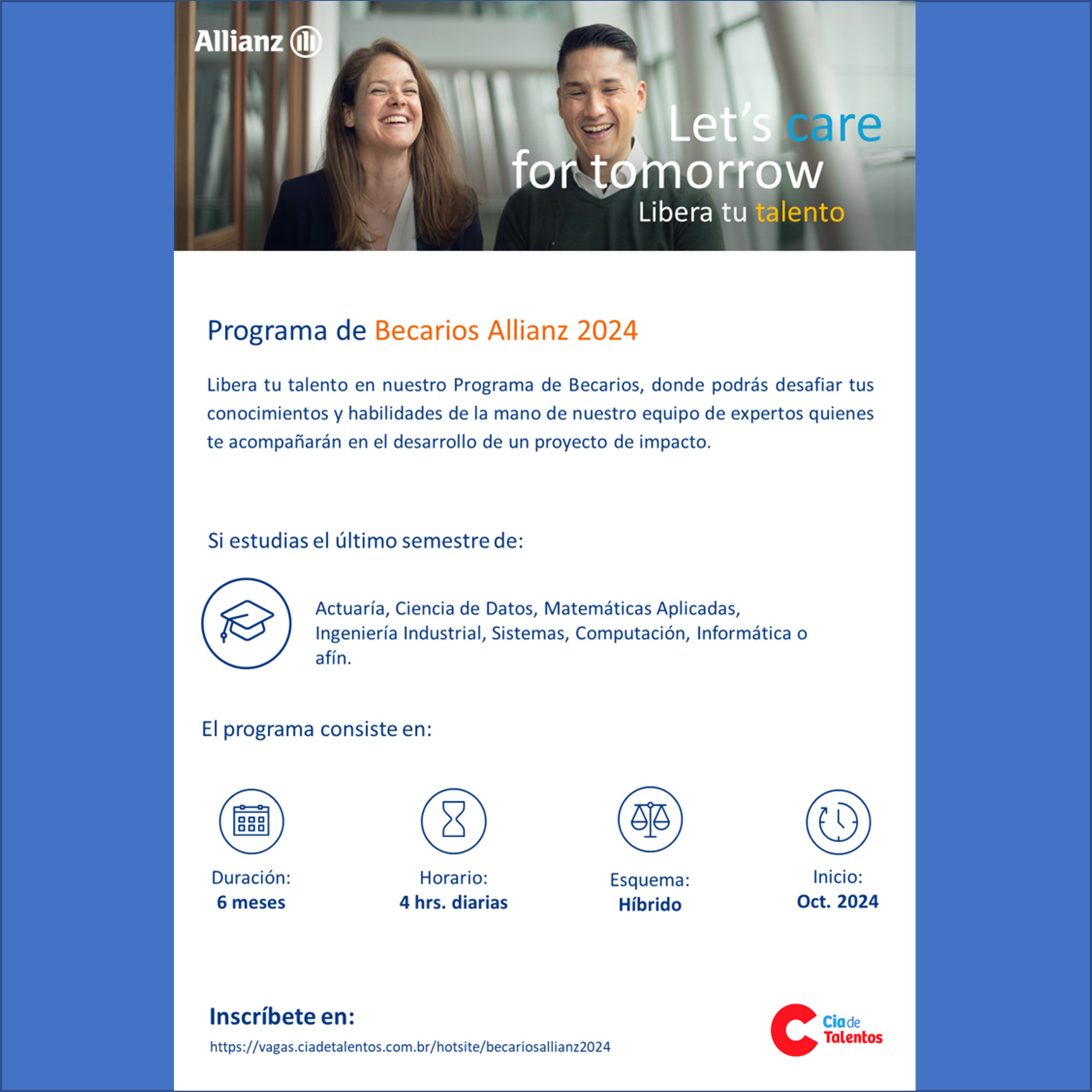 VACANTE - Programa de becarios 2024 | Allianz