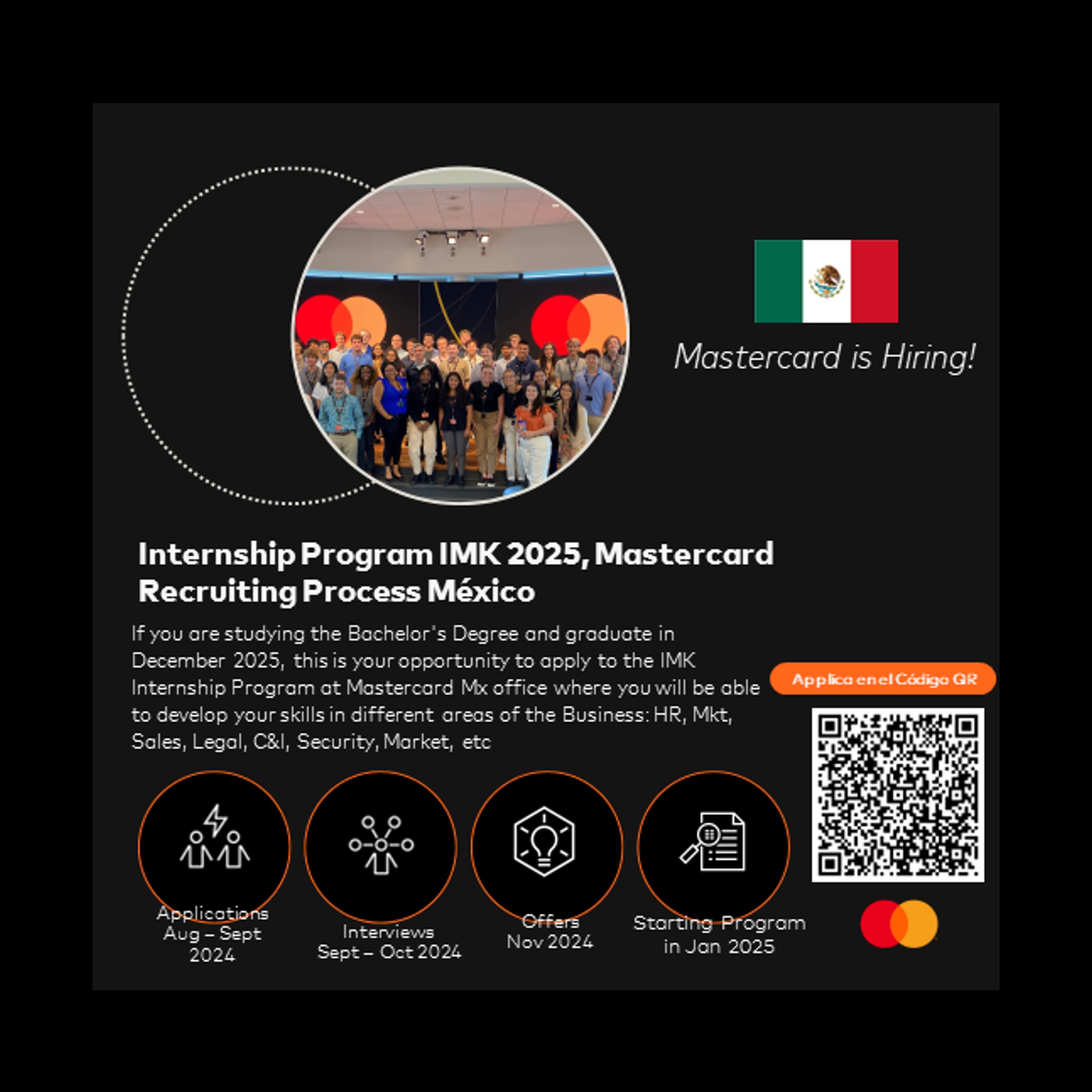 VACANTE - Internship Program IMK 2025 | Mastercard