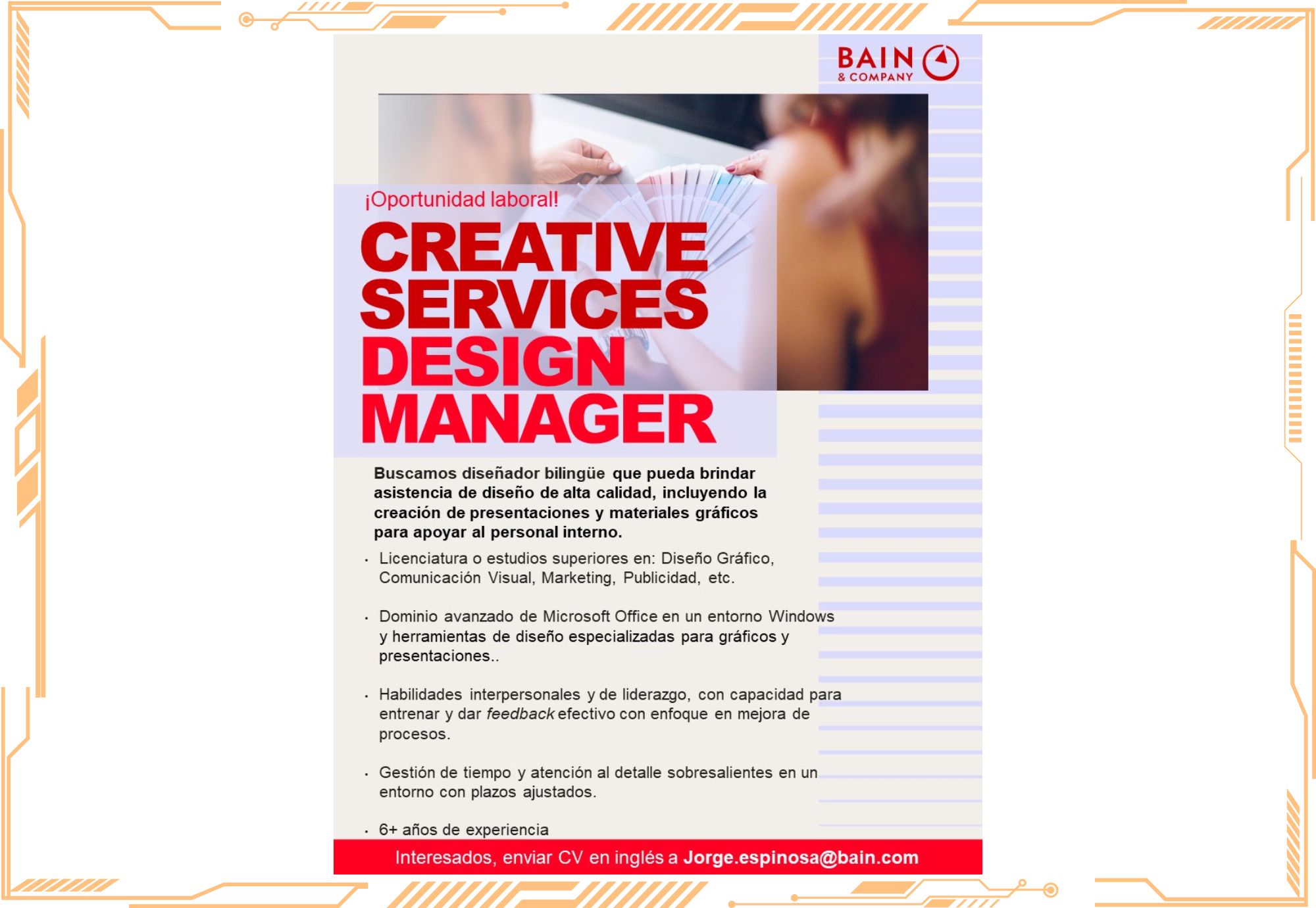 BAIN & COMPANY | Creative services design manager