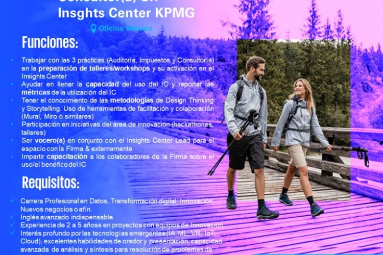 VACANTE - Consultor Sr. Insight Center | KPMG