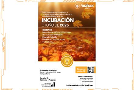 Convocatoria para el programa de la incubadora Otoño 2025