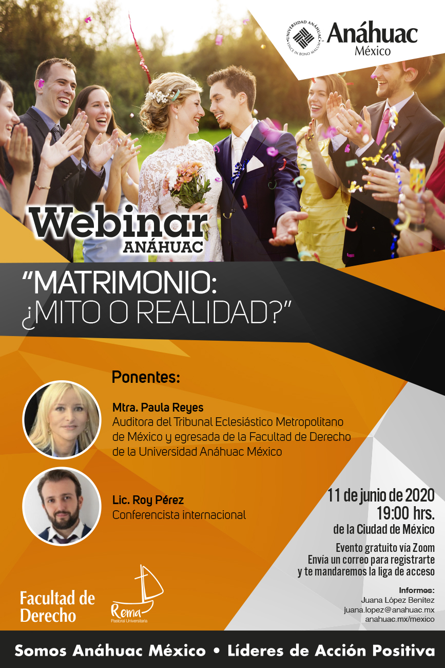Webinar “Matrimonio, ¿mito o realidad?”