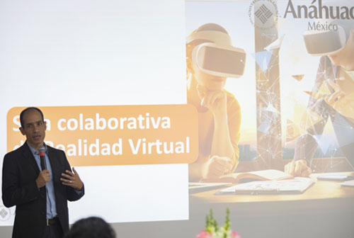 Mtro. José Manuel Santiago presenta proyecto de sala virtual para el aprendizaje