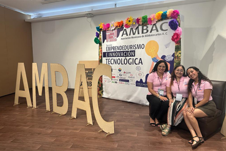 Bibliohertz present at the LIV Mexican Conference on Library Science of the AMBAC