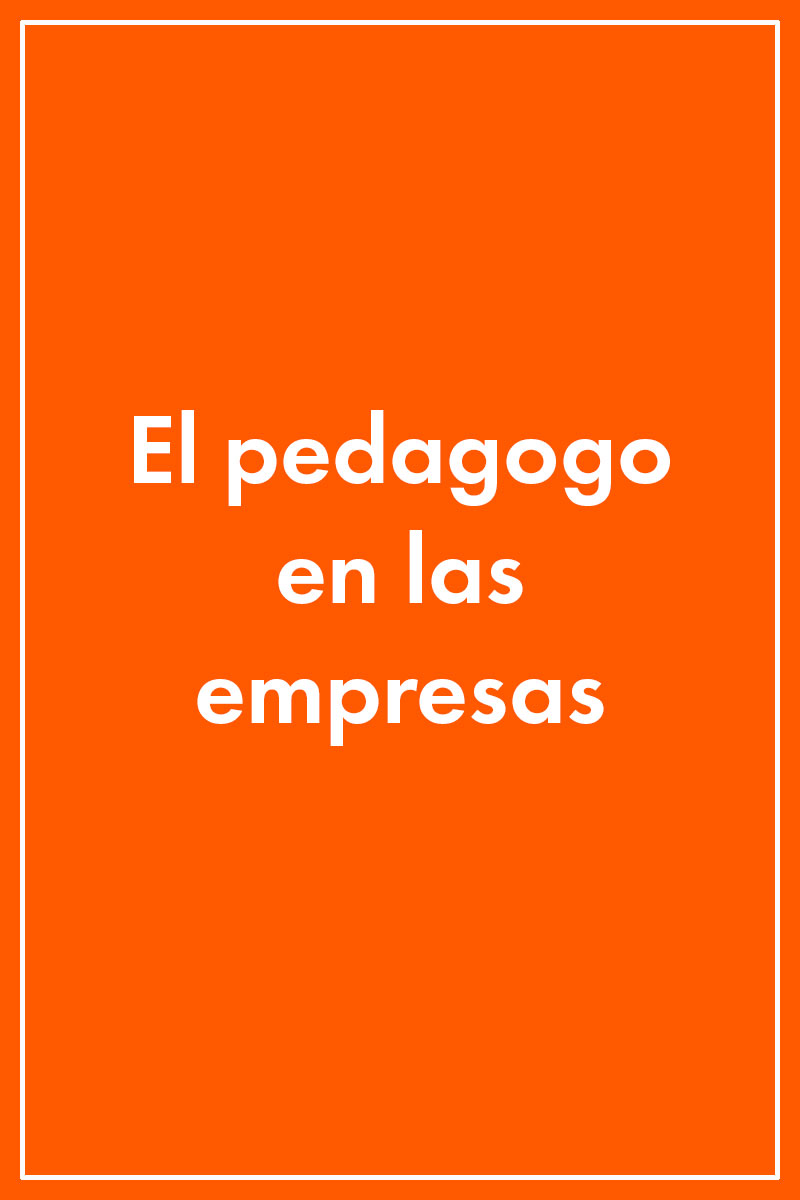 El pedagogo en las empresas