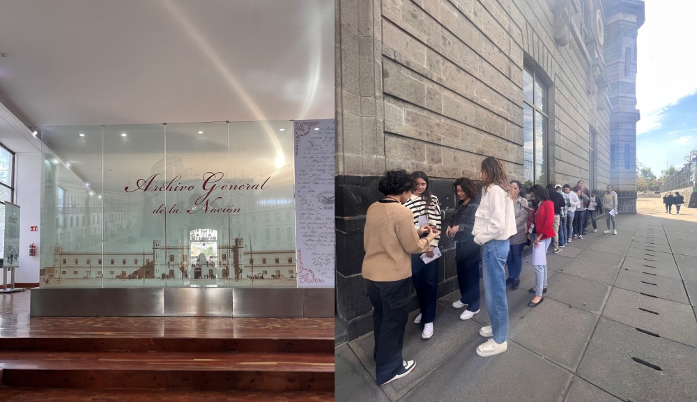 Alumnos de la Licenciatura en Historia visitan el Archivo General de la Nación