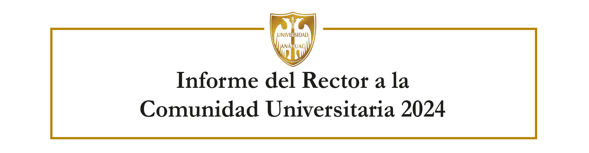 Informe del Rector