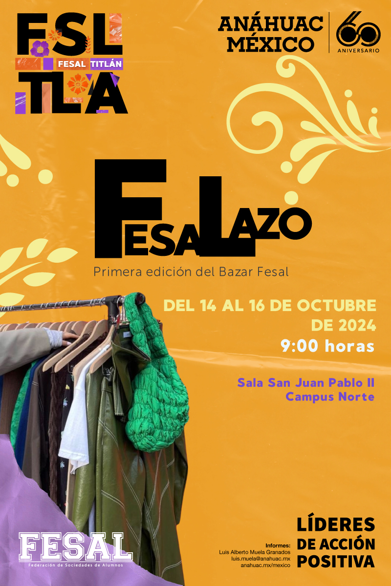 ¡No te pierdas el Bazar FESAL!