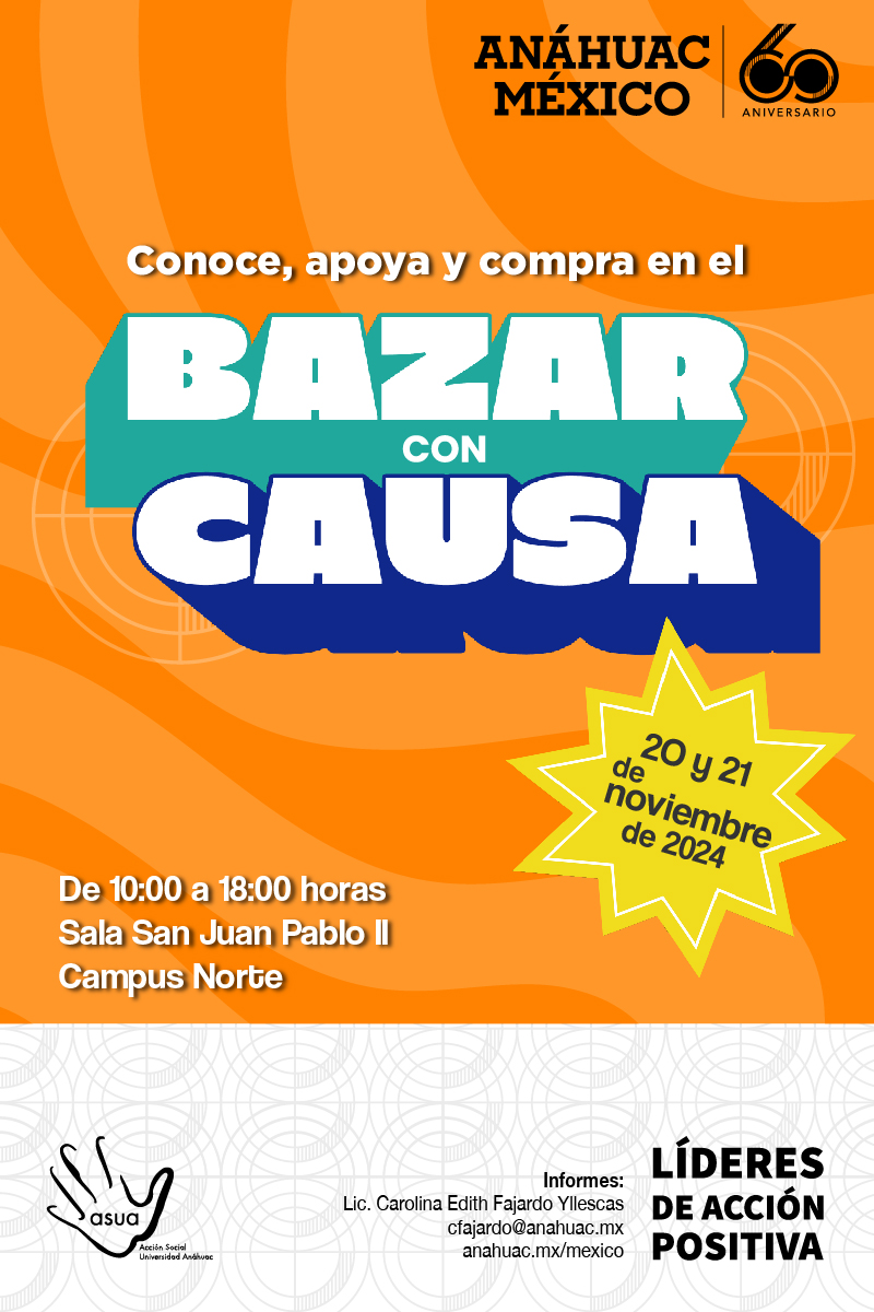 Bazar con causa ¡Ven y compra con propósito!