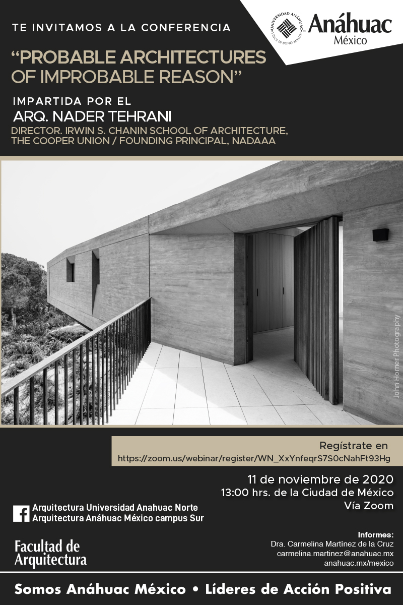 Conferencia, "Probable architectures of improbable reason"