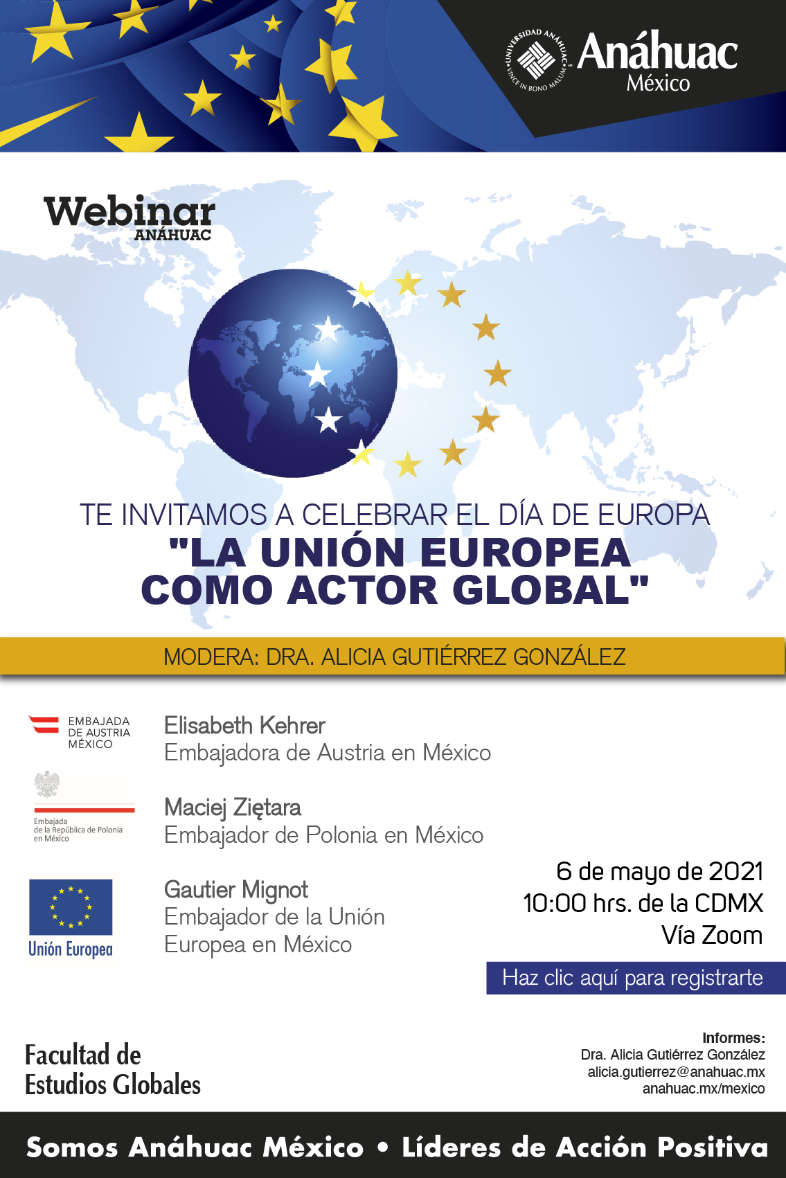 Celebra el Día de Europa con la Universidad Anáhuac México