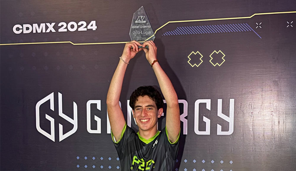 Alberto Haber, segundo lugar en el festival Gamergy Latam Tour