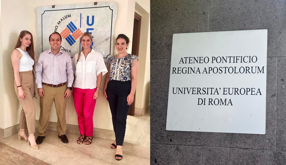 La Facultad de Bioética fortalece lazos con la Universidad Europea Di Roma