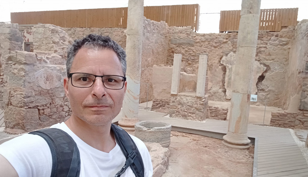 Marco Cervera, presente en exploraciones arqueológicas del anfiteatro romano de Cartagena