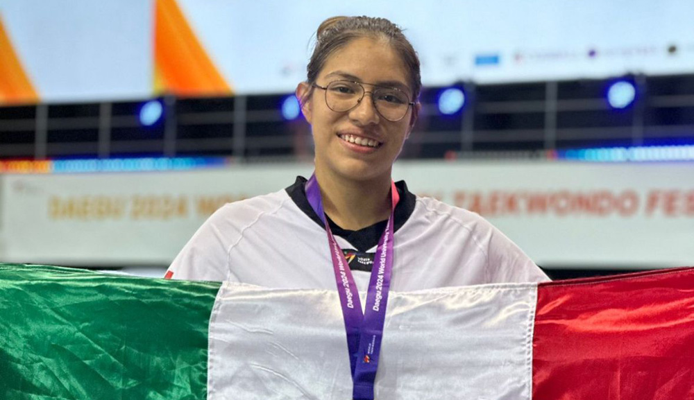 Alexia Naomi Ramírez suma oro para México en el 2024 World University Taekwondo Festival