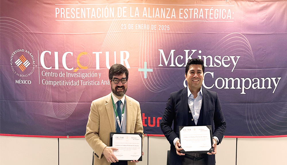 El CICOTUR y McKinsey & Company firman convenio para impulsar proyectos turísticos