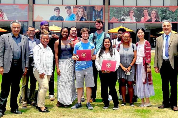 Alumnos de la Universidad de Carolina del Norte asisten a curso de verano en la Anáhuac 