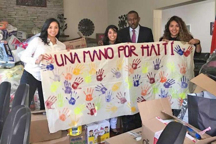 Realizamos entrega de donaciones a la Embajada de Haití en México