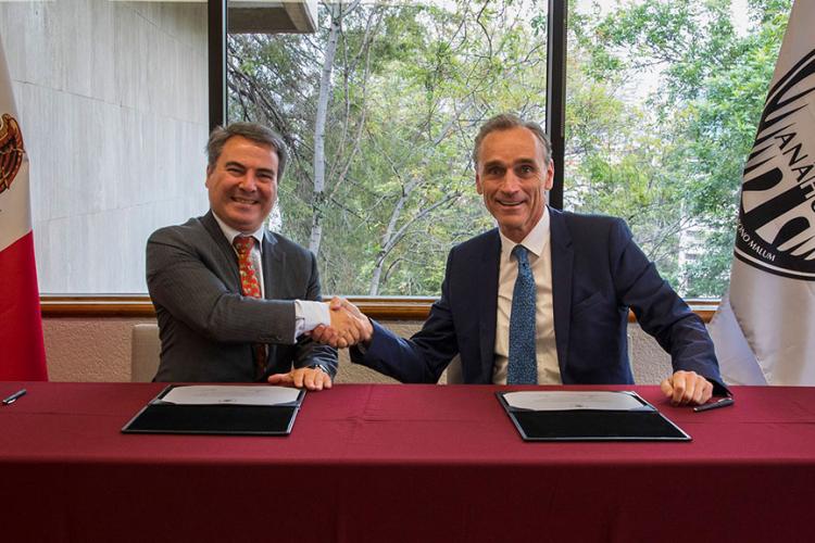 La Anáhuac firma convenio de colaboración con CAMEXA, Cámara Mexicano- Alemana de Comercio e Industria