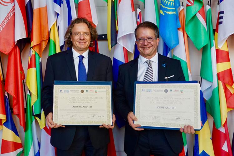 Arturo y Jorge Arditti reciben el Doctorado Honoris Causa por The Global School for Social Leaders