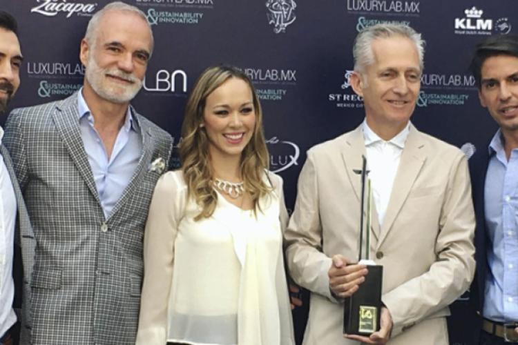 Recibe Bernardo Gómez-Pimienta el Premio Luxurylab Award 2017