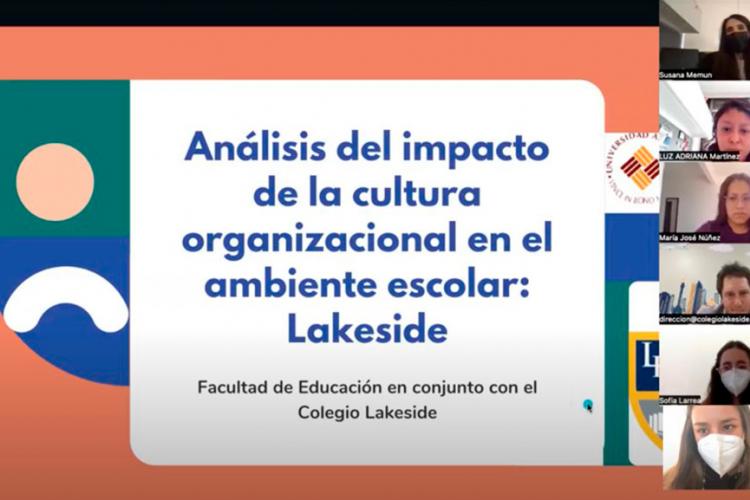Educación presenta investigación “Análisis del impacto en la cultura organizacional en el ambiente escolar: Lakeside”