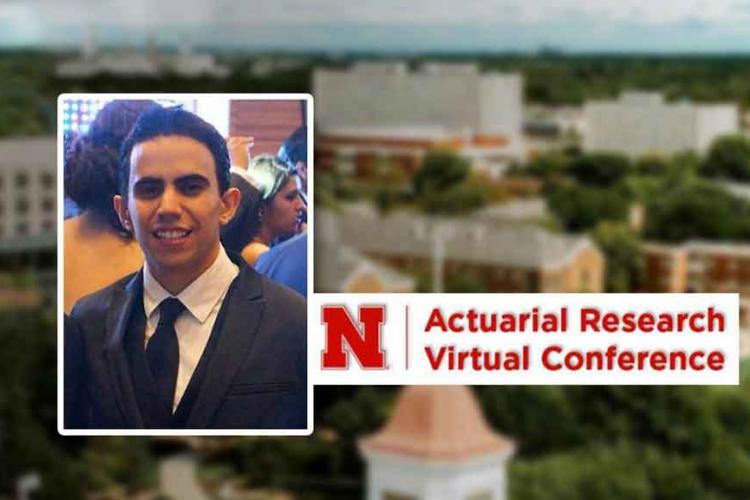 Egresado de Actuaria presenta investigación doctoral en conferencia virtual de la Universidad de Nebraska-Lincoln