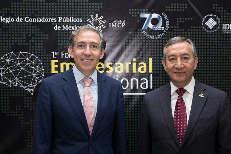 IDEA y el Colegio de Contadores Públicos de México realizan el 1er Foro Empresarial Internacional