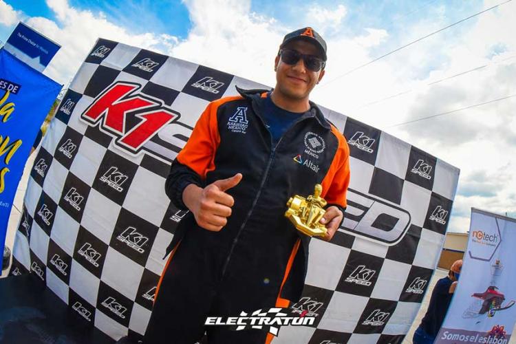 Piloto de Escudería Leones Anáhuac obtiene premio en campeonato Electratón 2019