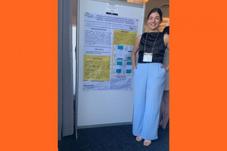 La alumna Paola Flores participa en el Congreso de Nutrición 2023 en Sudáfrica