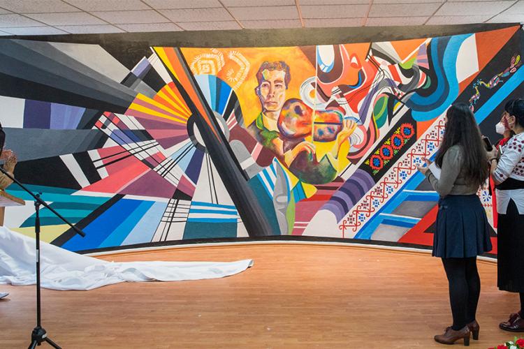 Inauguran murales de alumnos de Artes Visuales en la Biblioteca Juventino Rosas    