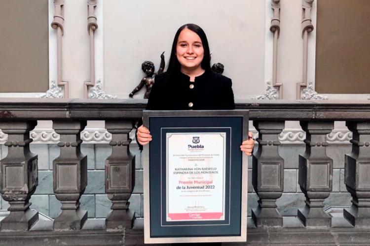 Katharina von Raesfeld gana el Premio Municipal de la Juventud en Compromiso Social