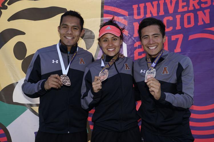 Sumamos cuatro medallas en Atletismo en la Universiada Nacional 2017