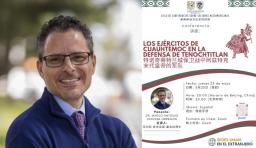 El Dr. Marco Cervera imparte conferencia en China sobre los mexicas