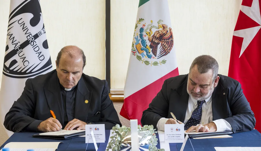 Firmamos convenio con la Asociación Mexicana de la Orden de Malta en favor de los más necesitados