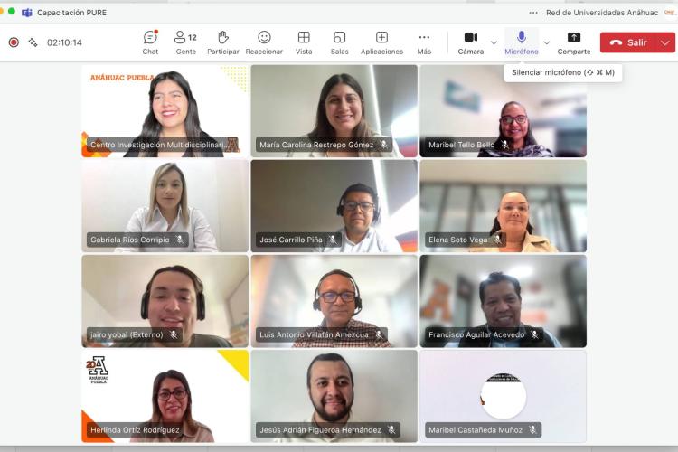 El Centro de Investigación Anáhuac Puebla realiza a través de INVESTIGA PRO, su curso en PURE