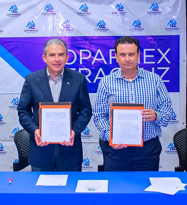 Renovación de Convenio de Colaboración y Vinculación con COPARMEX Veracruz