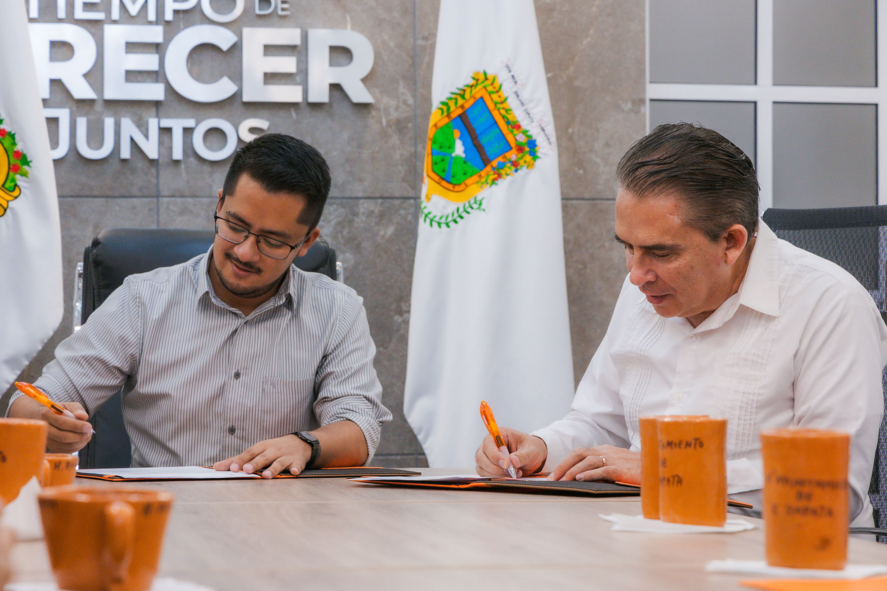 5 / 13 - Firma de Convenio con el H. Ayuntamiento de Emiliano Zapata