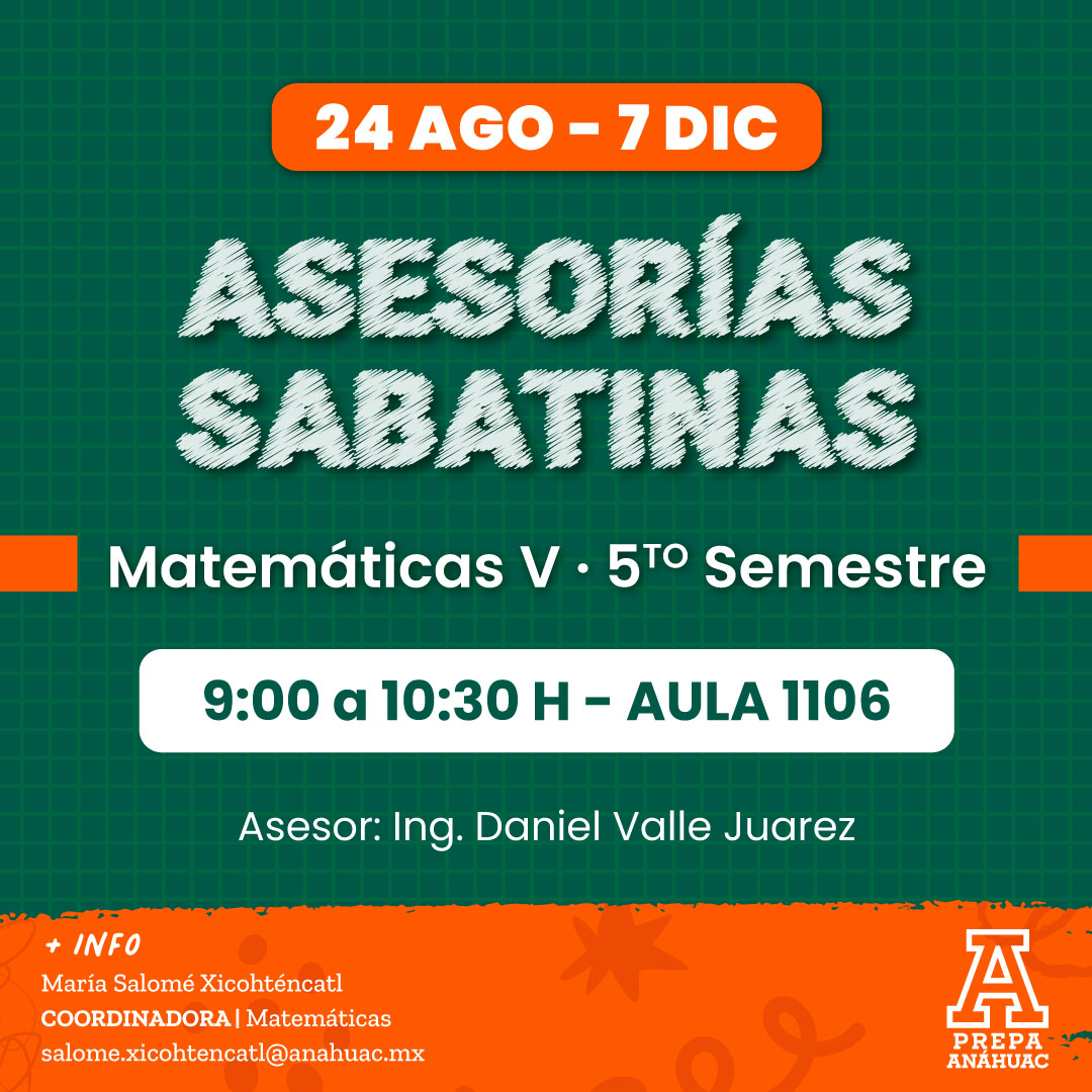 4 / 8 - Asesorías para Matemáticas y Ciencias Ago-Dic de 2024